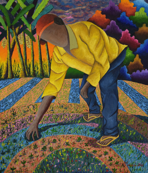 Plantio de Hortali�as na Horta Mandala